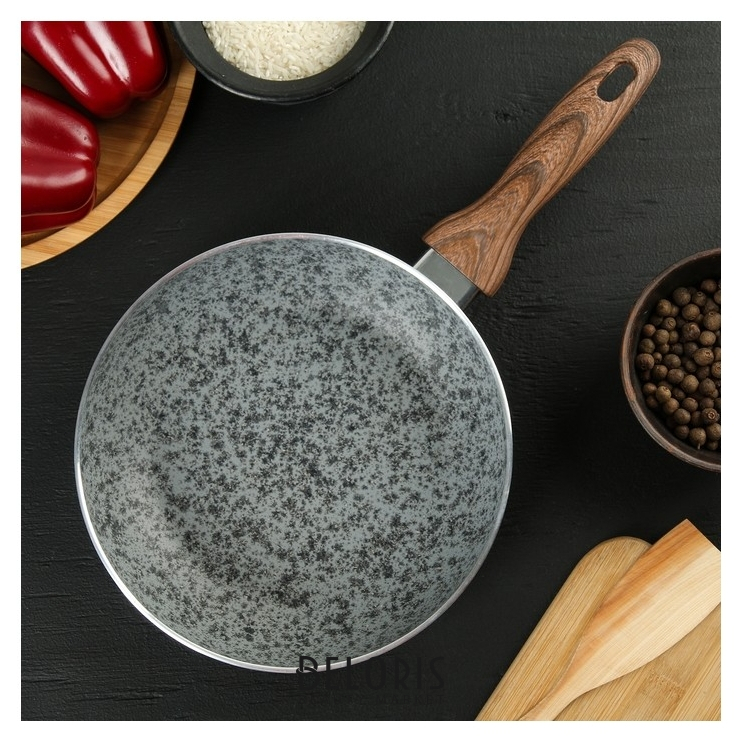 Сковорода 20 см Mountain Grey, антипригарное гранитное покрытие, ручка Soft-touch, индукционное дно
Сковорода 20 см Mountain Grey, антипригарное гранитное покрытие, ручка Soft-touch, индукционное дно