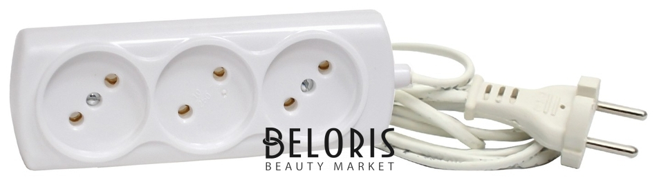 

Удлинитель РАДИСТ Р16-010, 3 розетки без заземления, 10 м, 2х0, 75 мм, 1300 Вт, белый