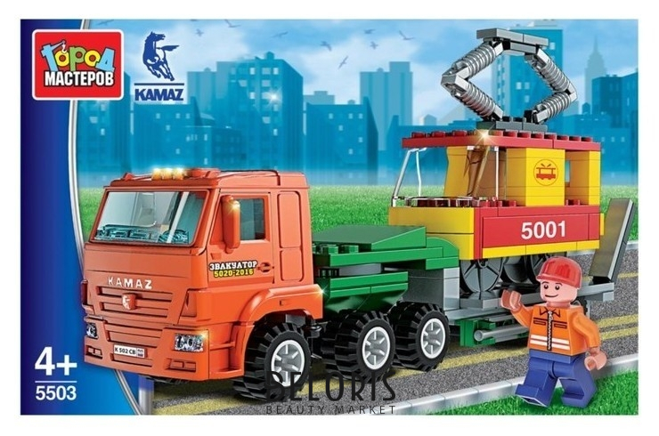 

Конструктор Перевозчик с трамваем 167 деталей