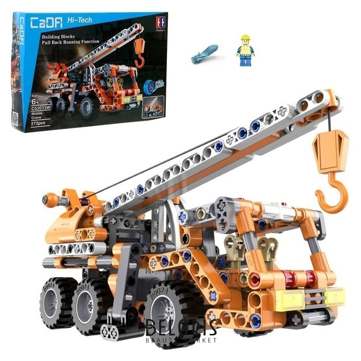 

Конструктор инерционный Подъёмный кран 272 детали