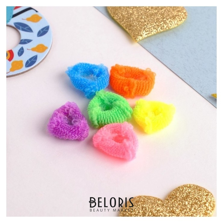 

Резинка для волос "Махрушка треугольнички