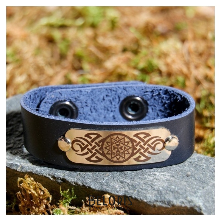 

Браслет "В добрый путь", натуральная кожа, сталь