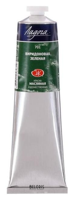 

Краска масляная художественная ЗХК «Ладога», 120 мл, в тубе, виридоновая зелёная