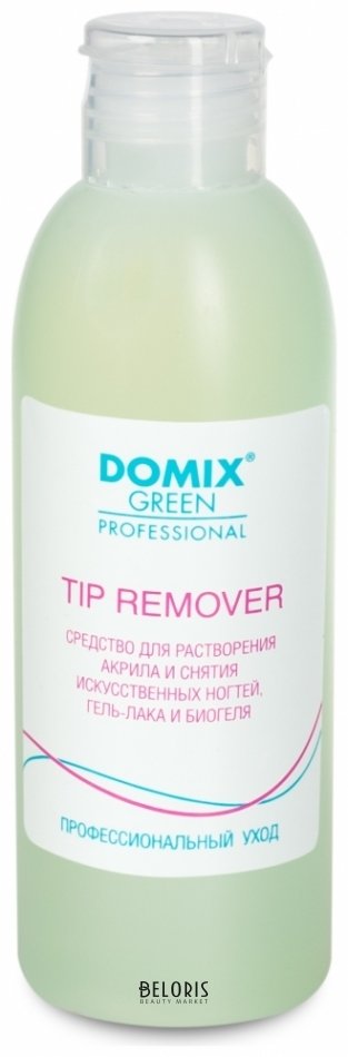 Жидкость для снятия гель лака для ногтей Domix Green Professional