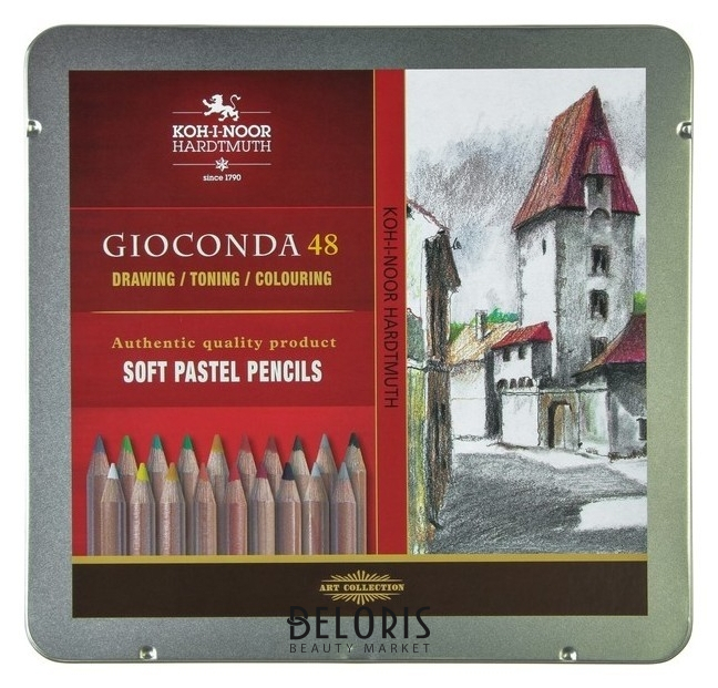 

Пастель сухая в карандаше набор 48 цветов, Koh-i-noor Soft Gioconda 8829