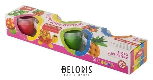 

Тесто для лепки «Пластишка № 1», 5 цветов по 80 г