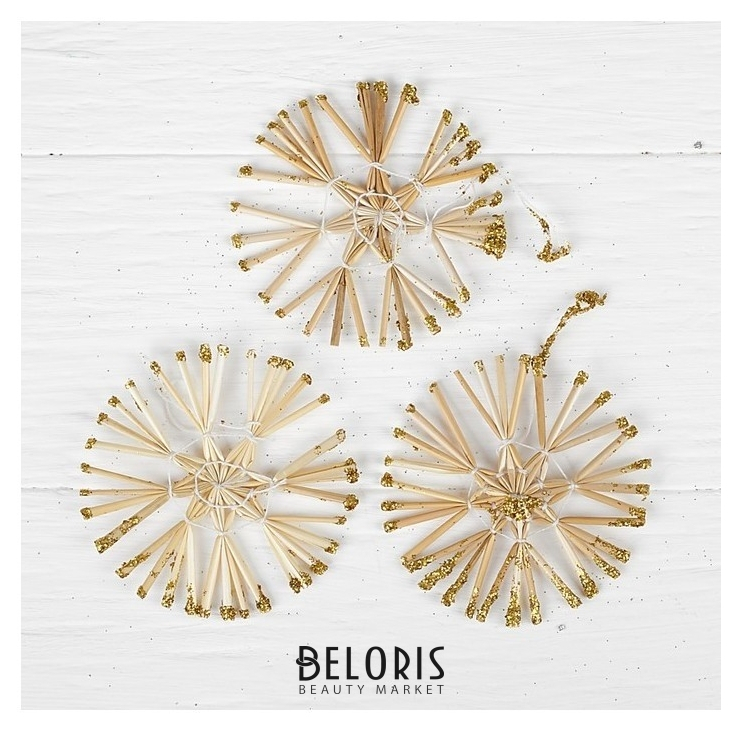 

Эко-декор «Узоры», золото, 3 шт. в наборе