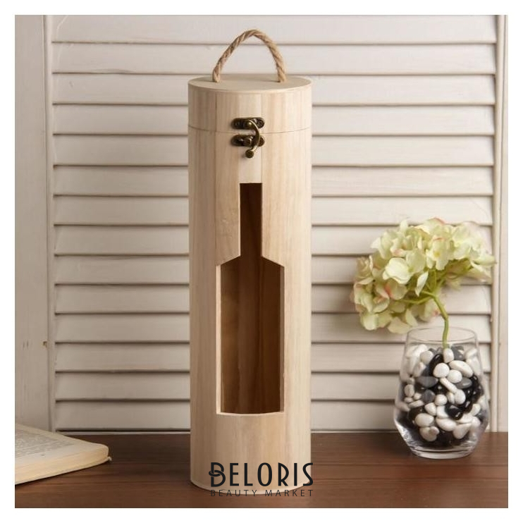 

Шкатулка под роспись под бутылку "Резная бутыль