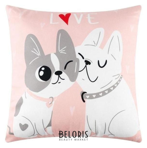 

Подушка Dogs Love 40х40 см