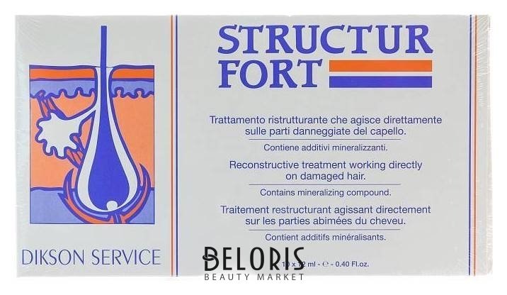 

Средство Ампульное для восстановления безжизненных и ослабленных волос Structur Fortс