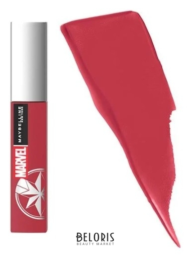 

Помада для губ жидкая матовая Super Stay Matte Ink MARVEL, Тон 80 ruler