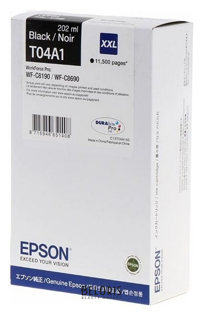 

Картридж струйный Epson C13t04a140 черн. пов.емк. для Wf-c8190/8690