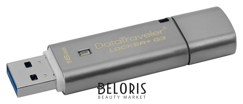 

Флеш-память Kingston Datatraveler Locker+ G3, 16gb, USB 3.0,шиф,dtlpg3/16gb