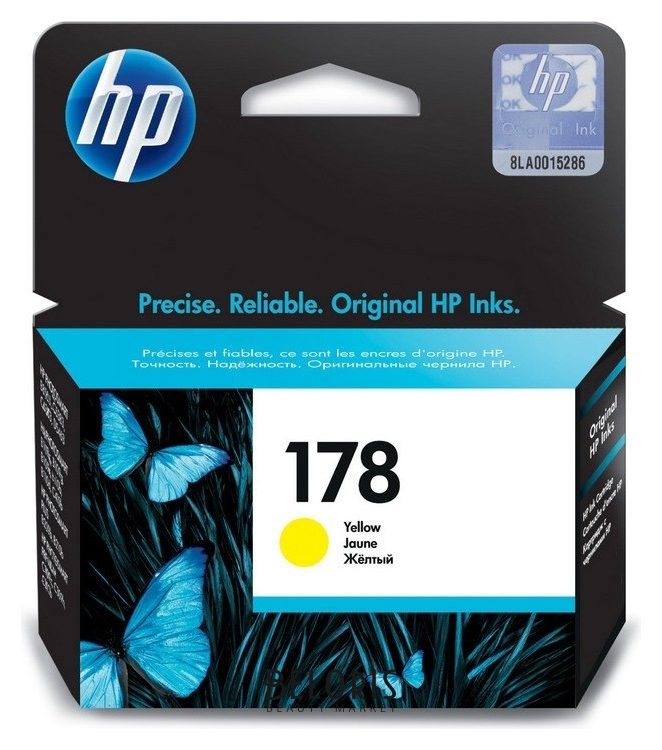 

Картридж струйный HP 178 Cb320he жел. для Phsm C6383