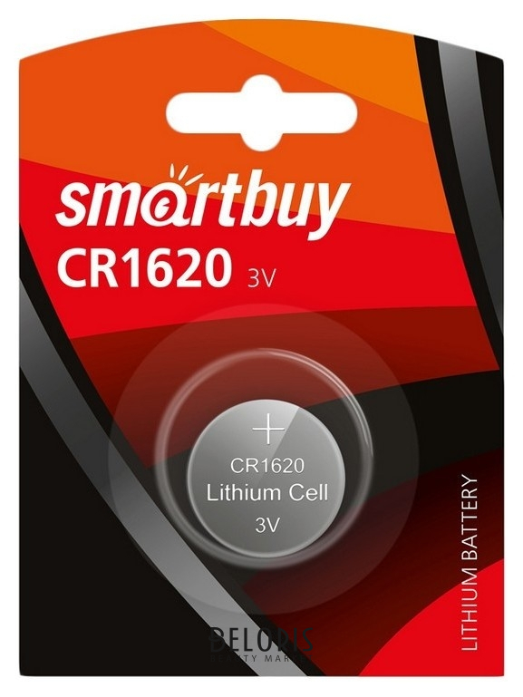 

Батарейка Smartbuy Cr1620 1шт/бл (Sbbl-1620-1b