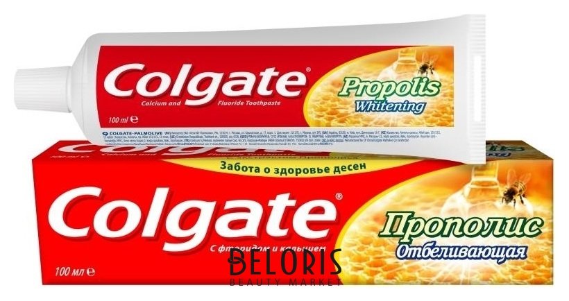 

Зубная паста Colgate, Зубная паста "Прополис. Отбеливающая"