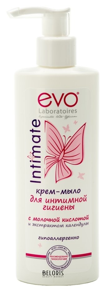 

Мыло для интимных зон (зона бикини) EVO laboratoires, Крем-мыло для интимной гигиены календула