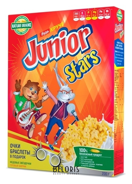 

Сухой завтрак медовые звездочки Junior stars